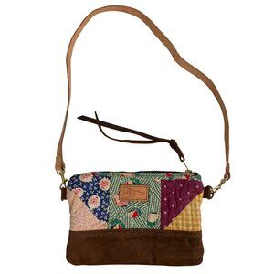 NWOT Patchwork Crossbody Bag in Multicolor